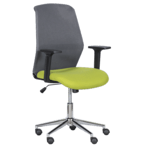 Работен офис стол Carmen 7047-1 - сив-зелен