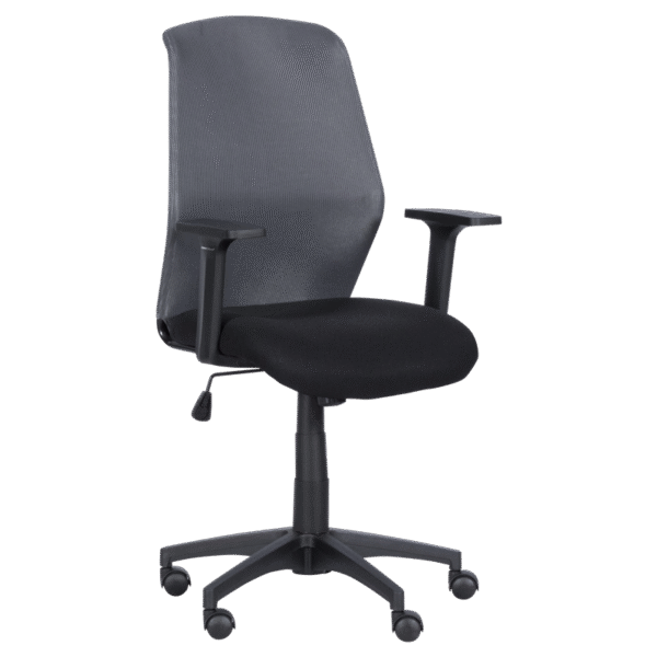 Работен офис стол Carmen 7047 - сив - черен