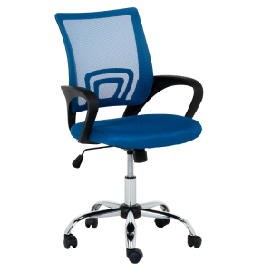 Работен офис стол Carmen 7050-1 LUX - син