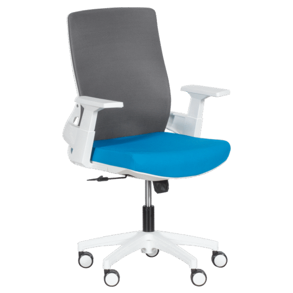 Работен офис стол Carmen 7547 - син-сив Работен офис стол Carmen 7547 - син-сив