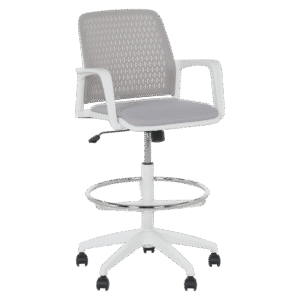 Работен офис стол Carmen 7556 W - светлосив