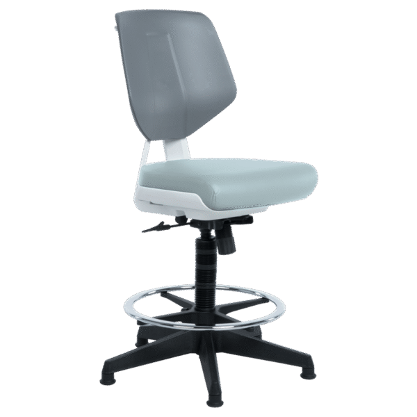 Работен офис стол LAB LUX - сив SIL