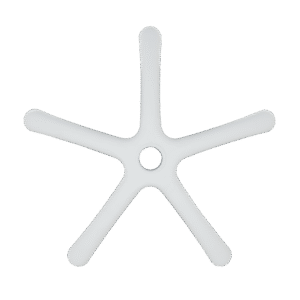 Звезда за детски стол - 250 мм - полипропилен - бяла