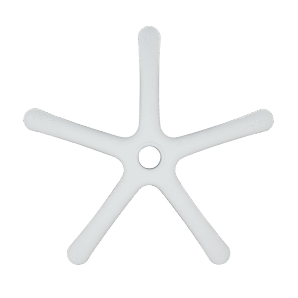 Звезда за детски стол - 250 мм - полипропилен - бяла Звезда за детски стол - 250 мм - полипропилен - бяла