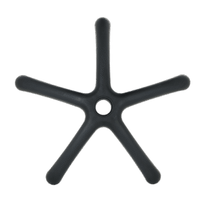 Звезда за детски стол - 250 мм - полипропилен - черна