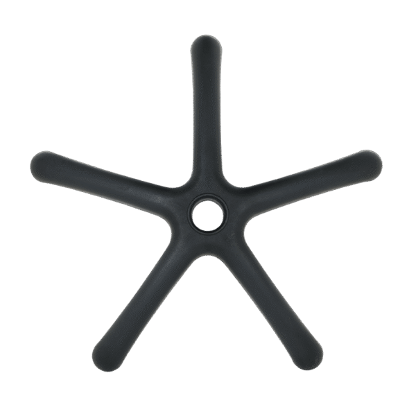 Звезда за детски стол - 250 мм - полипропилен - черна Звезда за детски стол - 250 мм - полипропилен - черна