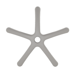 Звезда за детски стол - 250 мм - полипропилен - сива