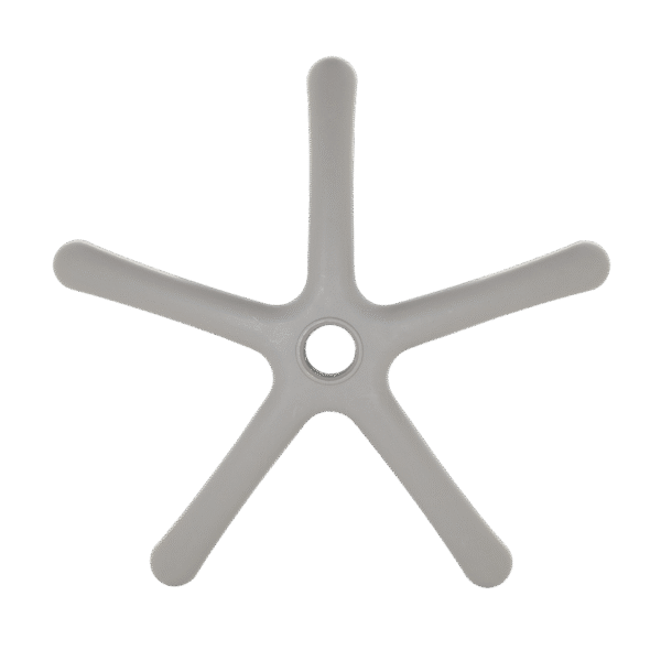 Звезда за детски стол - 250 мм - полипропилен - сива Звезда за детски стол - 250 мм - полипропилен - сива