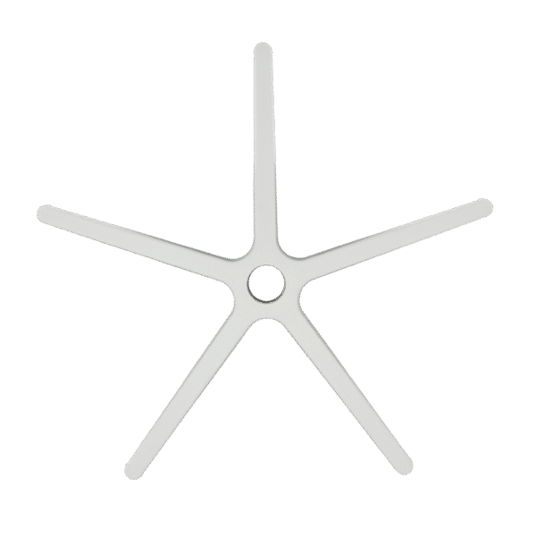 Звезда за офис стол - 300 мм - полипропилен - бяла Звезда за офис стол - 300 мм - полипропилен - бяла