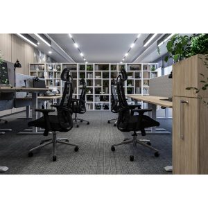 Ергономично eлектрическо бюро RFG, 160 x 80 cm, ПДЧ 25 mm, бял плот, бели метални крака - Image 7