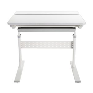 Бюро RFG Ergo Kids, с регулируема височина, детско, 800 х 660 х 540-760 mm, ПДЧ, сиво - Image 12